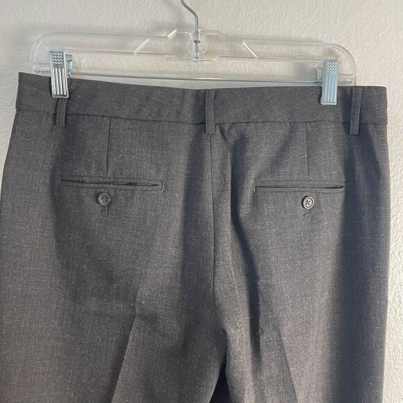 Express Editor Womens 6 Brown Dress Pants Straight Leg Trousers Work Office - Picture 9 of 9